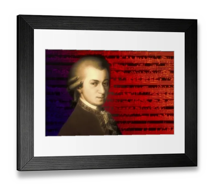 Framed Print : Wolfgang Amadeus Mozart, 1756 - 1791, composer of classical music, First Viennese School, notesheet from Allegro and Andante, Fantasy in F minor for mechanical organ, KV 608, 1791, digitally edited Framed Print : Wolfgang Amadeus Mozart, 1756 - 1791, composer of classical music, First Viennese School, notesheet from Allegro and Andante, Fantasy in F minor for mechanical organ, KV 608, 1791, digitally edited