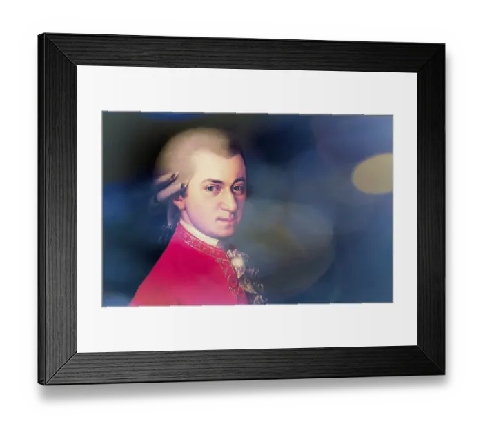 Framed Print : Wolfgang Amadeus Mozart, 1756 - 1791, composer of classical music, First Viennese School, digitally edited Framed Print : Wolfgang Amadeus Mozart, 1756 - 1791, composer of classical music, First Viennese School, digitally edited