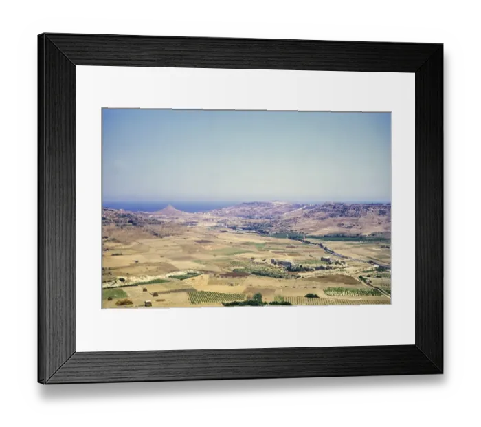 Framed Print : View from Victoria Castle, Gozo, Malta, Europe 1971, Europe Framed Print : View from Victoria Castle, Gozo, Malta, Europe 1971, Europe