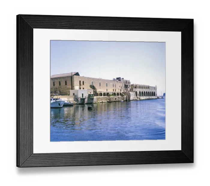 Framed Print : Lazzaretto of Manoel Island, Lazarett Hospital building, GZira, Malta, Europe 1971, Europe Framed Print : Lazzaretto of Manoel Island, Lazarett Hospital building, GZira, Malta, Europe 1971, Europe