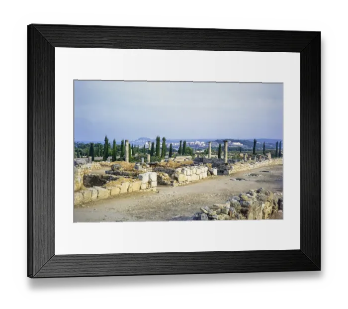 Framed Print : Archaeological site of Empuries, Catalonia, Spain, Europe, 1971, Europe