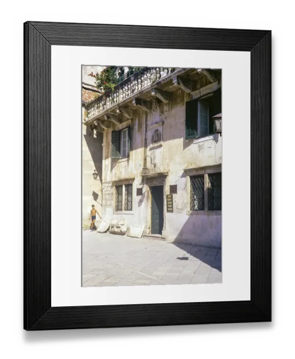 Framed Print : KorDula museum housed in historic Gabrielis Palace, 15th and 16th century residential architecture, Korcula, Croatia, former Yugoslavia, Europe 1970, Europe