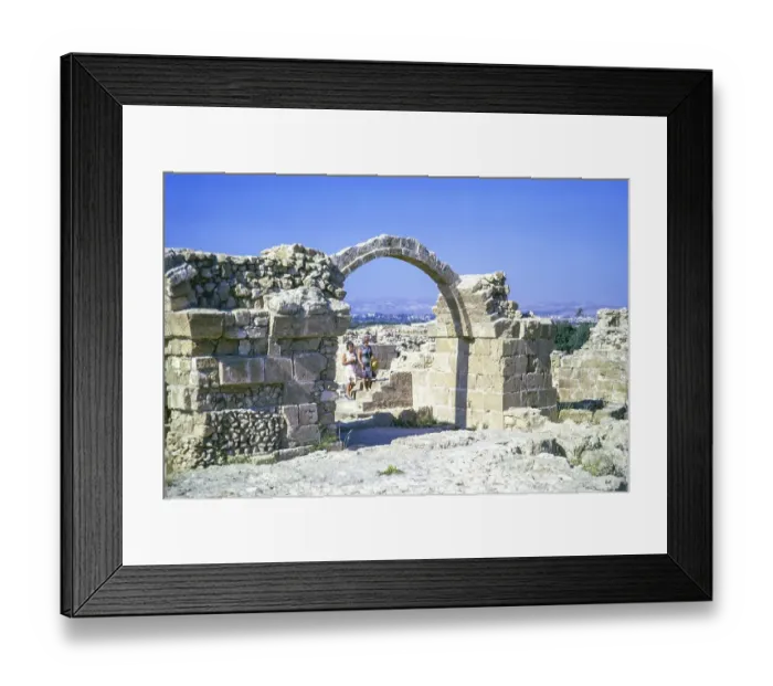 Framed Print : Saranda Castle medieval fortress in Paphos archaeological park, Paphos, Cyprus, Europe 1973, Europe Framed Print : Saranda Castle medieval fortress in Paphos archaeological park, Paphos, Cyprus, Europe 1973, Europe