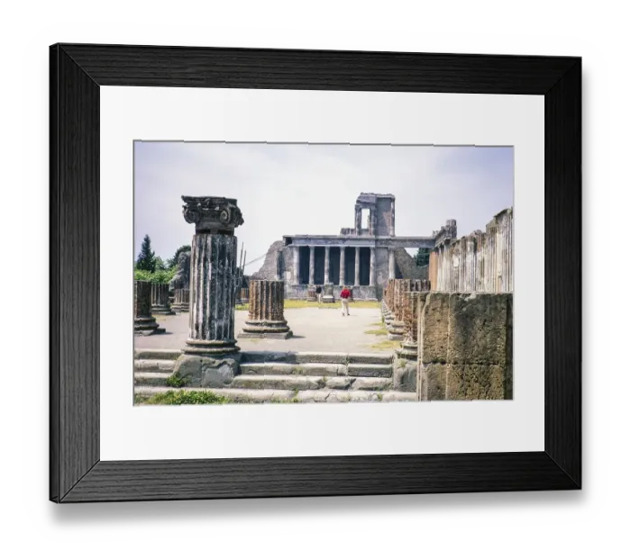 Framed Print : Tourists visit the Roman ruins Archaeological Park of Pompeii, Naples, Italy, Europe 1967, Europe Framed Print : Tourists visit the Roman ruins Archaeological Park of Pompeii, Naples, Italy, Europe 1967, Europe