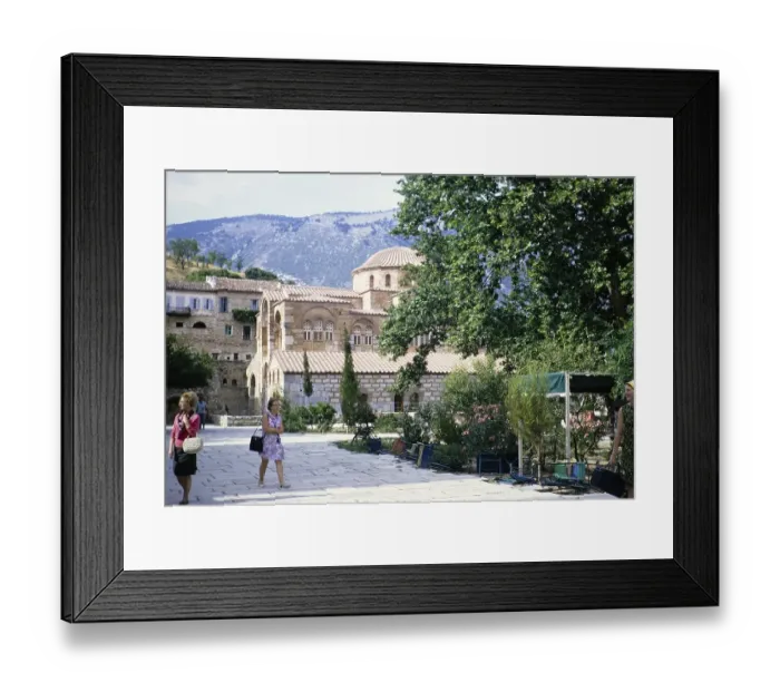 Framed Print : Hosios Loukas monastery, Byzantine architecture, Distomo, Boeotia, Greece, Europe 1968, Europe