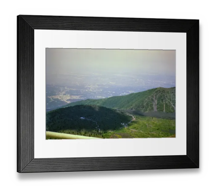 Framed Print : Landscape view of countryside from cone of Mount Vesuvius volcano, Naples, Campania, Italy, Europe 1967, Europe Framed Print : Landscape view of countryside from cone of Mount Vesuvius volcano, Naples, Campania, Italy, Europe 1967, Europe