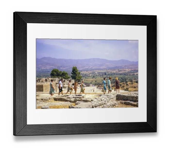 Framed Print : Bronze Age Minoan archaeological site of Phaestos or Phaistos, Crete, Greece, Europe 1968, Europe Framed Print : Bronze Age Minoan archaeological site of Phaestos or Phaistos, Crete, Greece, Europe 1968, Europe