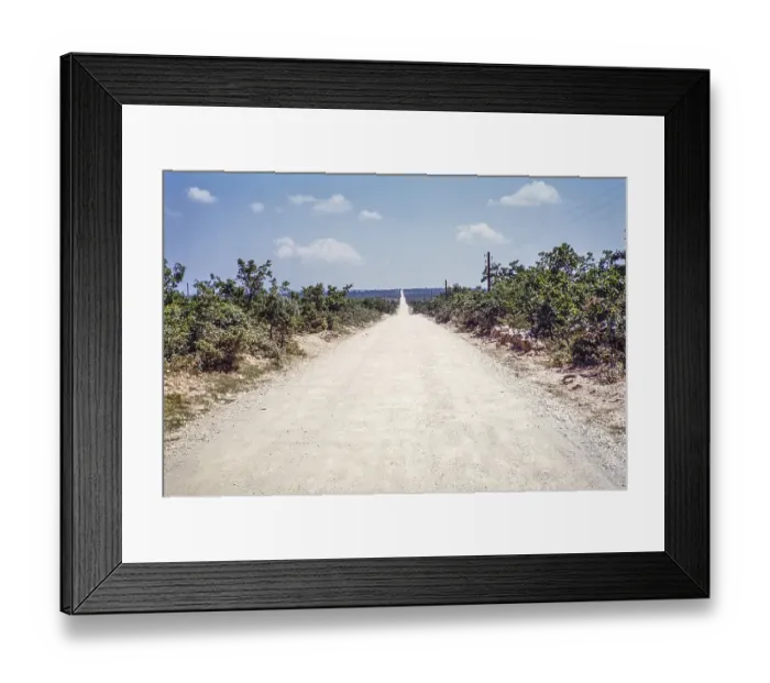 Framed Print : Straight dirt road south of Zadar, Croatia, former Yugoslavia, Europe 1960, Europe Framed Print : Straight dirt road south of Zadar, Croatia, former Yugoslavia, Europe 1960, Europe