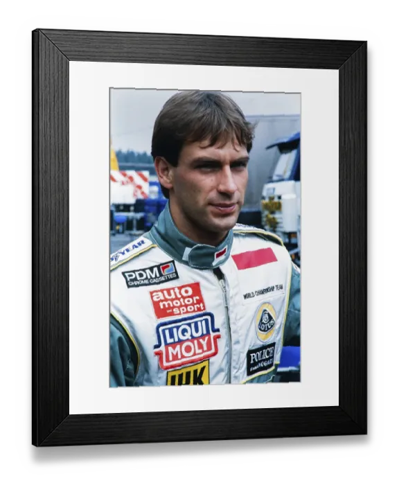 Framed Print : Formula 1 driver Michael Bartels (DEU), portrait, German Grand Prix, Hockenheim, 28.07.1991 Framed Print : Formula 1 driver Michael Bartels (DEU), portrait, German Grand Prix, Hockenheim, 28.07.1991