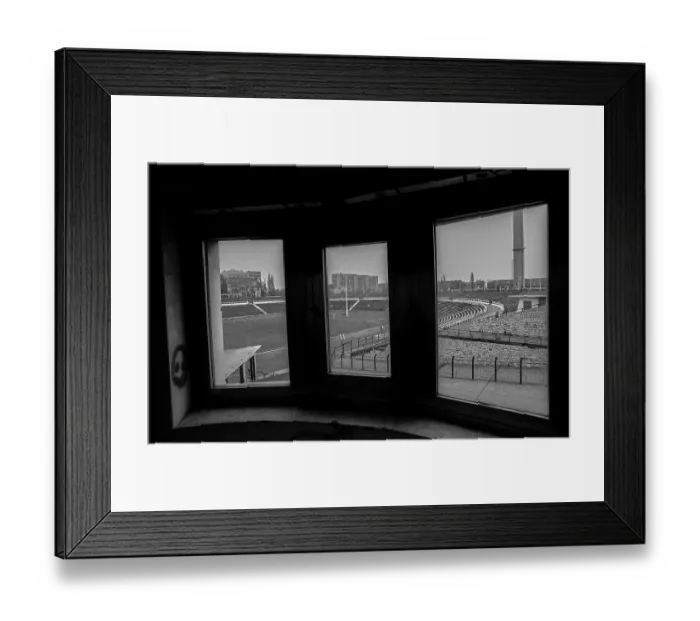 Framed Print : Germany, Berlin, 13.12.1991, Stadium of World Youth, in decay, Europe Framed Print : Germany, Berlin, 13.12.1991, Stadium of World Youth, in decay, Europe