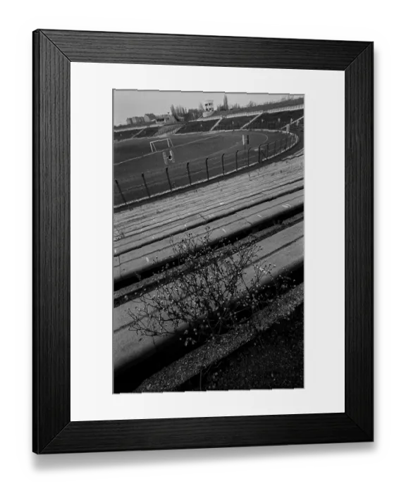 Framed Print : Germany, Berlin, 13.12.1991, Stadium of World Youth, in decay, Europe