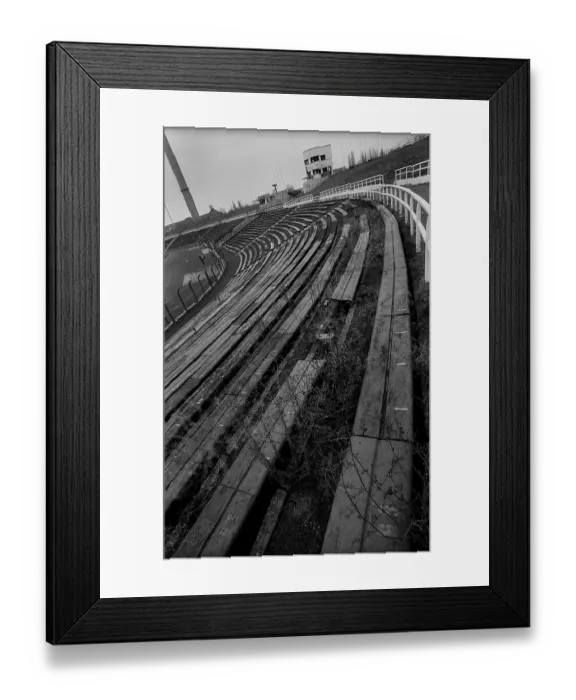 Framed Print : Germany, Berlin, 13.12.1991, Stadium of World Youth, in decay, Europe Framed Print : Germany, Berlin, 13.12.1991, Stadium of World Youth, in decay, Europe