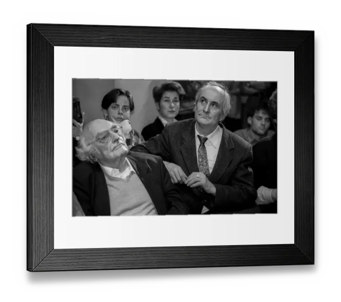 Framed Print : Germany, Berlin, 02.12.1991, Heinrich Fink, left: Stefan Heym, panel discussion at the Humboldt University on the Stasi suspicion: Heinrich Fink, Europe Framed Print : Germany, Berlin, 02.12.1991, Heinrich Fink, left: Stefan Heym, panel discussion at the Humboldt University on the Stasi suspicion: Heinrich Fink, Europe