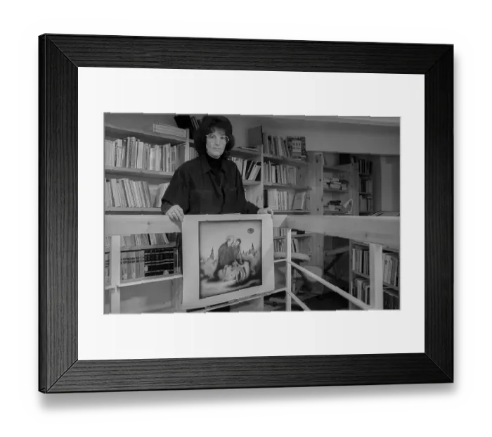 Framed Print : Germany, Berlin, 03.12.1991, Ursula Popiolek, Memorial Library: Victims of Stalinism, Europe