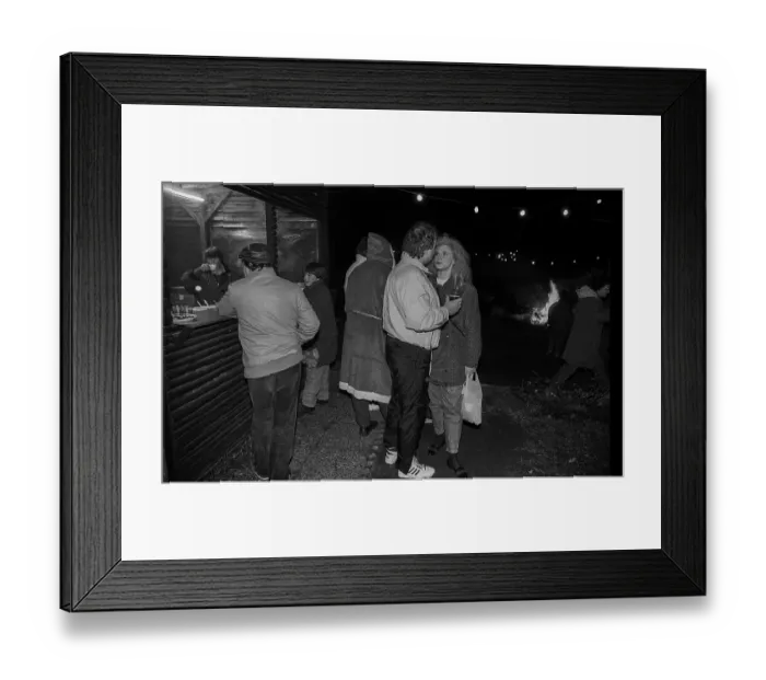 Framed Print : Germany, Berlin, 18.12.1991, Exclave Steinstuecken, Christmas party, Europe Framed Print : Germany, Berlin, 18.12.1991, Exclave Steinstuecken, Christmas party, Europe