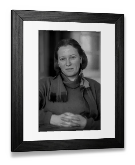 Framed Print : Germany, Berlin, 28 December 1991, Ruth Misselwitz, pastor, active in the Pankow peace movement during GDR times, Europe