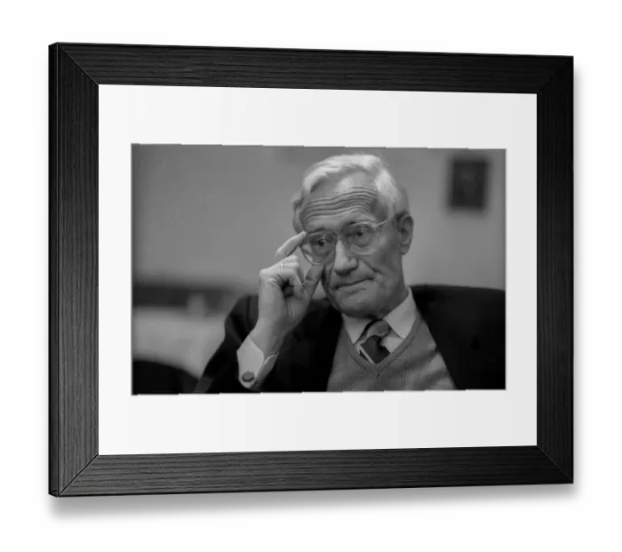 Framed Print : Germany, Berlin, 22 December 1991, Provost Friedrich Winter, on the premises of Auguststrasse 80, Europe