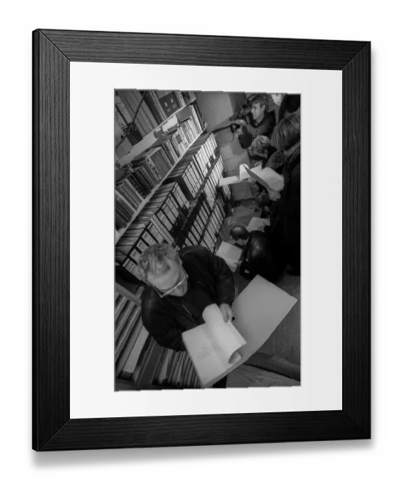 Framed Print : Germany, Berlin, 28 January 1992, Opening of the Matthias Domaschk Memorial Library, (in the Environmental Library), Europe