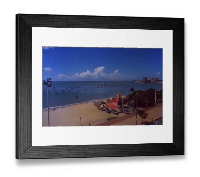 Framed Print : Brazil: The beach of Fortalezza
