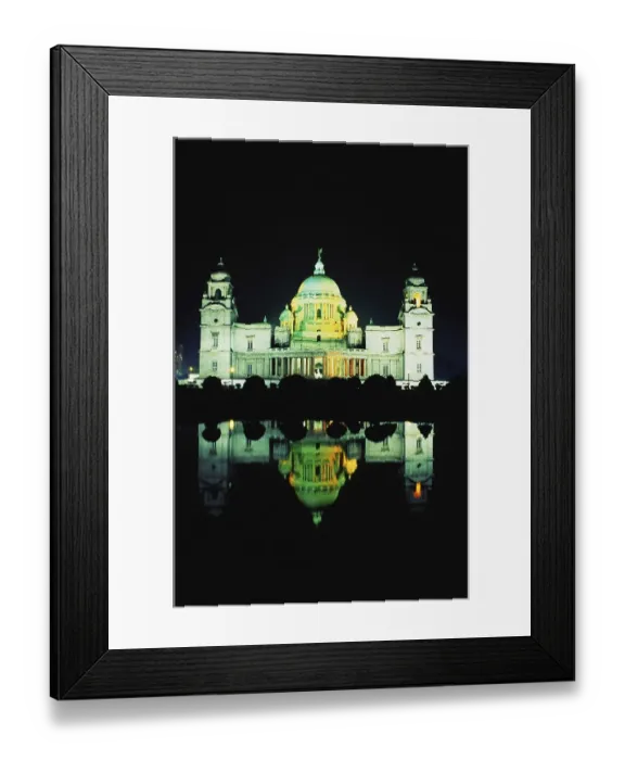 Framed Print : Illuminated Victoria Memorial built in 1921, Calcutta Kolkata, West Bengal, India, Asia Framed Print : Illuminated Victoria Memorial built in 1921, Calcutta Kolkata, West Bengal, India, Asia