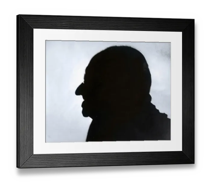 Framed Print : Mahatma Gandhi walking alone at Panchgani, Maharashtra, India, Asia, July 1944, Asia
