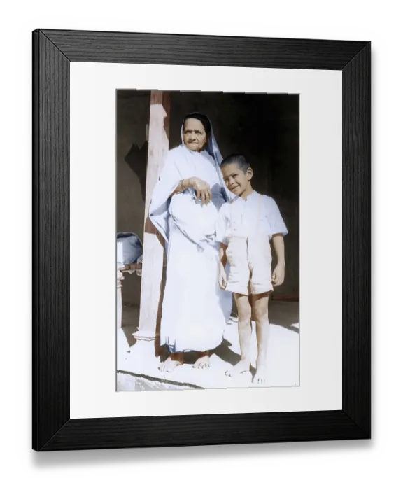 Framed Print : Kasturba Gandhi with Kahandas, Sevagram Ashram, Wardha, Maharashtra, India, Asia, 1939, Asia Framed Print : Kasturba Gandhi with Kahandas, Sevagram Ashram, Wardha, Maharashtra, India, Asia, 1939, Asia