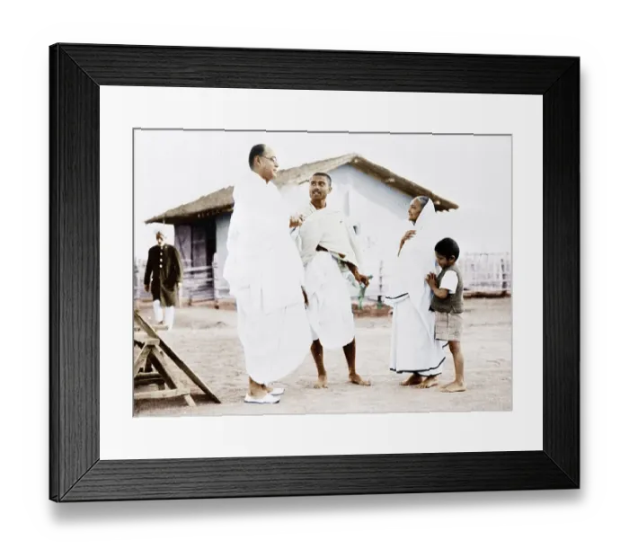 Framed Print : Subhas Chandra Bose, Kanu Gandhi, Kasturba Gandhi and grandson Kanaa, Wardha, India, Asia, 1936, Asia Framed Print : Subhas Chandra Bose, Kanu Gandhi, Kasturba Gandhi and grandson Kanaa, Wardha, India, Asia, 1936, Asia
