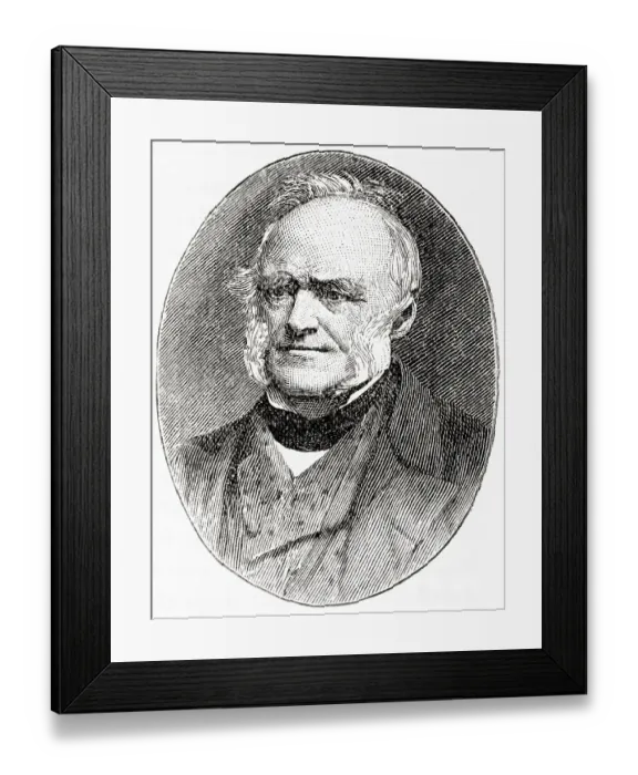 Framed Print : Sir Charles James Lyall, English civil servant