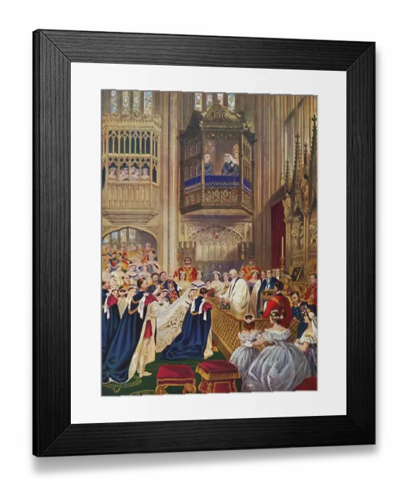 Framed Print : Royal Wedding of Edward VII and Alexandra of Denmark, India, Asia Framed Print : Royal Wedding of Edward VII and Alexandra of Denmark, India, Asia