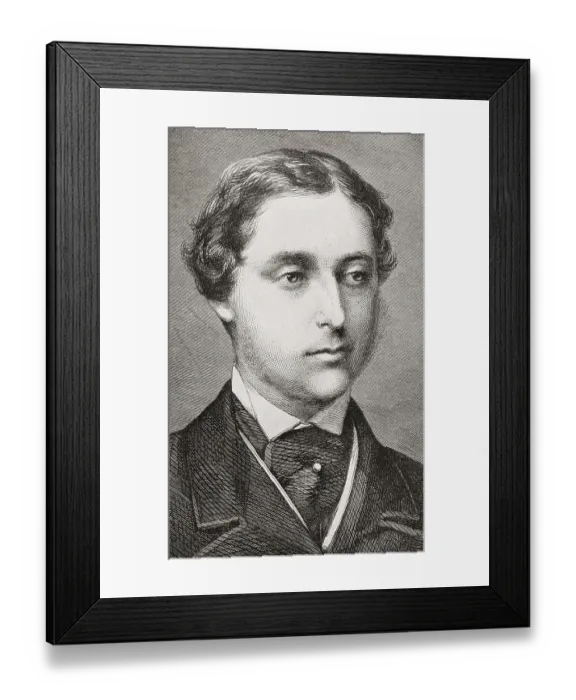 Framed Print : Albert Edward, Prince of Wales, India, Asia