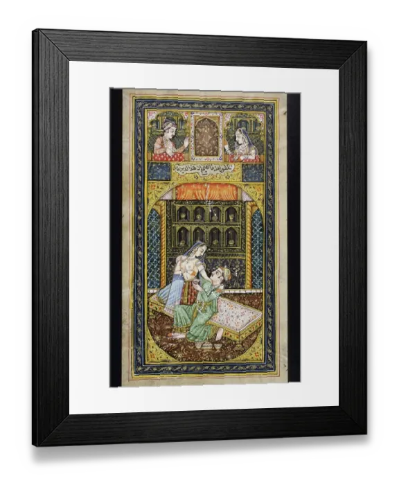 Framed Print : Rajasthani miniature painting, Rajasthan, India, Asia Framed Print : Rajasthani miniature painting, Rajasthan, India, Asia