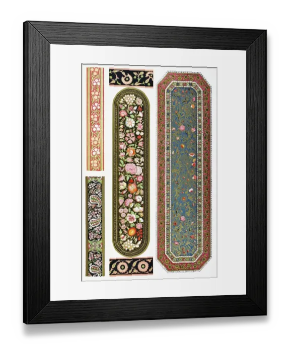 Framed Print : Grammar of Ornament by Owen Jones published by Day & Son London 1865