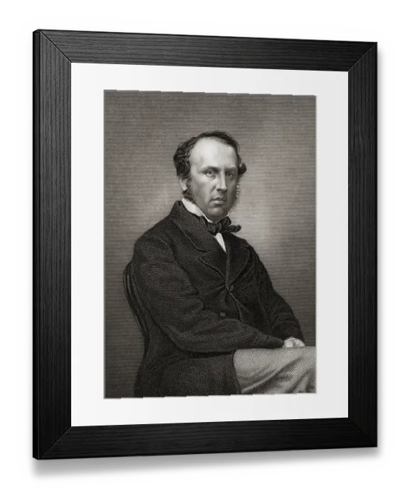 Framed Print : Former Governor General of India, Charles John Canning, India, Asia