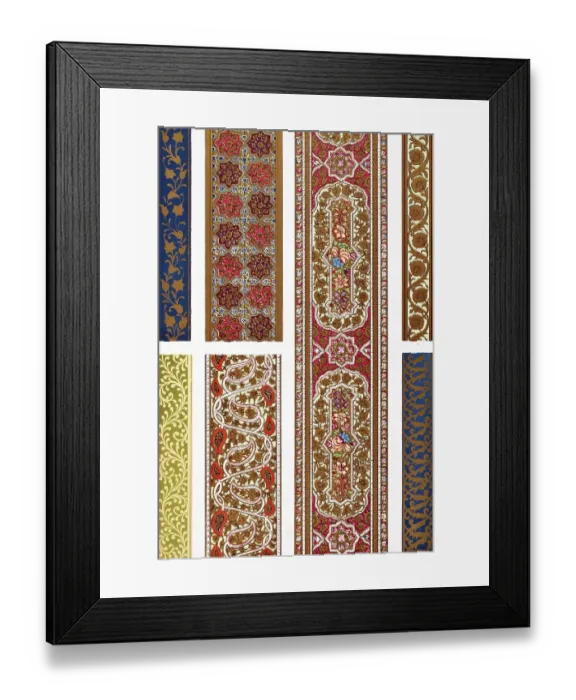 Framed Print : Grammar of Ornament by Owen Jones published by Day & Son London 1865