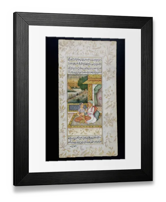 Framed Print : Rajasthani miniature painting, Rajasthan, India, Asia
