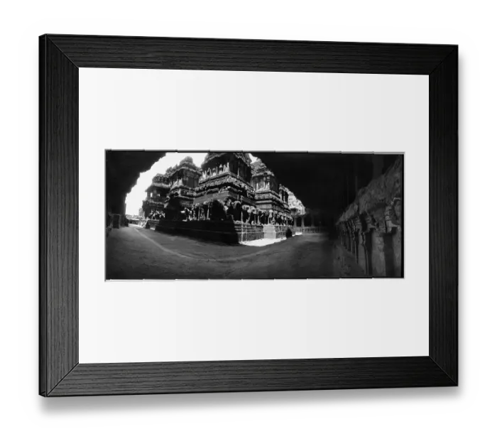 Framed Print : Kailash Temple, Ellora, Aurangabad, Maharashtra, India, Asia, 1977, Asia