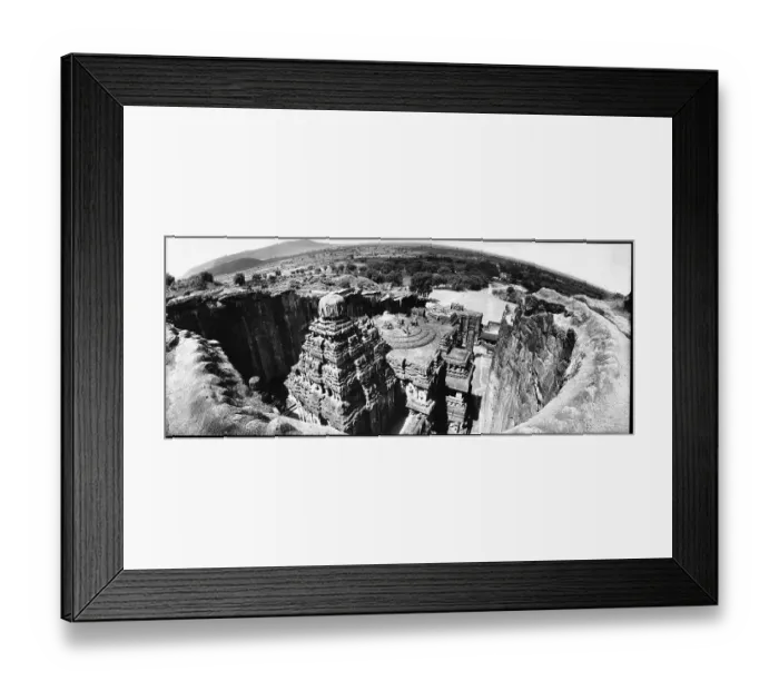 Framed Print : Kailash Temple, Ellora, Aurangabad, Maharashtra, India, Asia, 1977, Asia