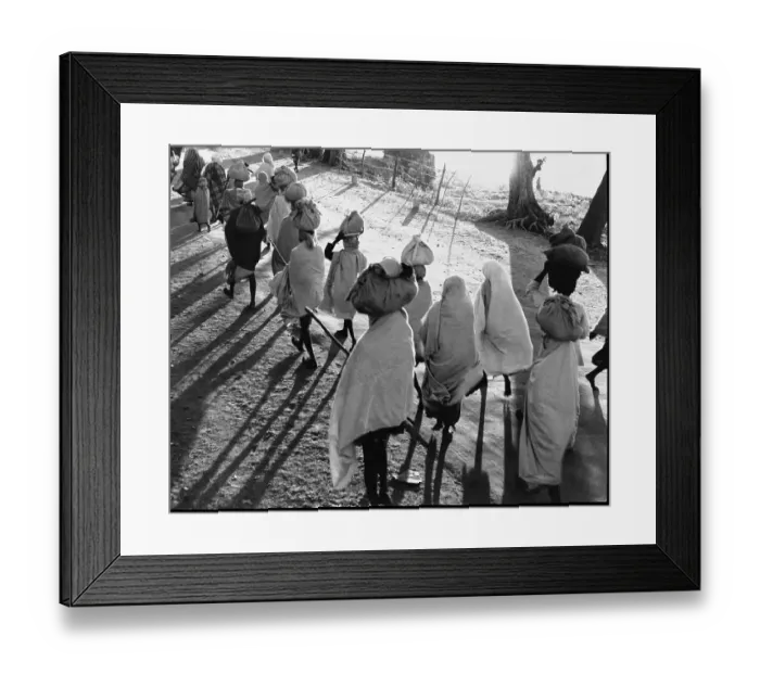 Framed Print : Pilgrims to Kumbha Mela, 1953