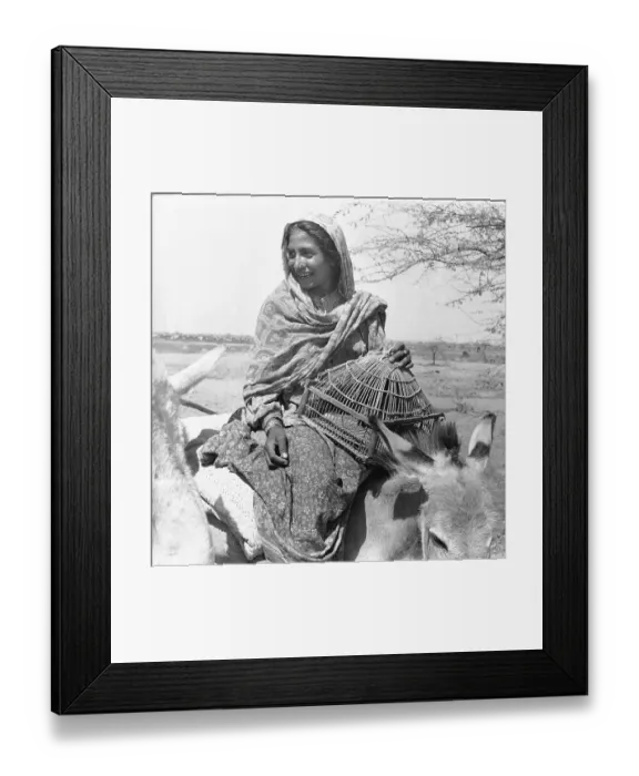 Framed Print : Makrana Tribe, Veraval, Saurashtra, Gujarat, 1963