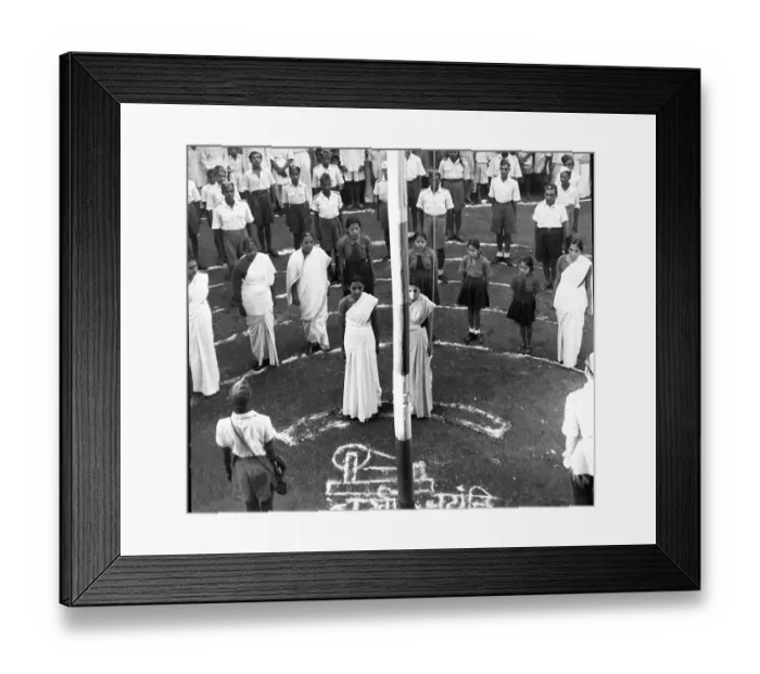 Framed Print : Gandhi Jayanti Day, Congress House, Bombay, Mumbai, Maharashtra, India, Asia, 2nd Oct 1947, Asia