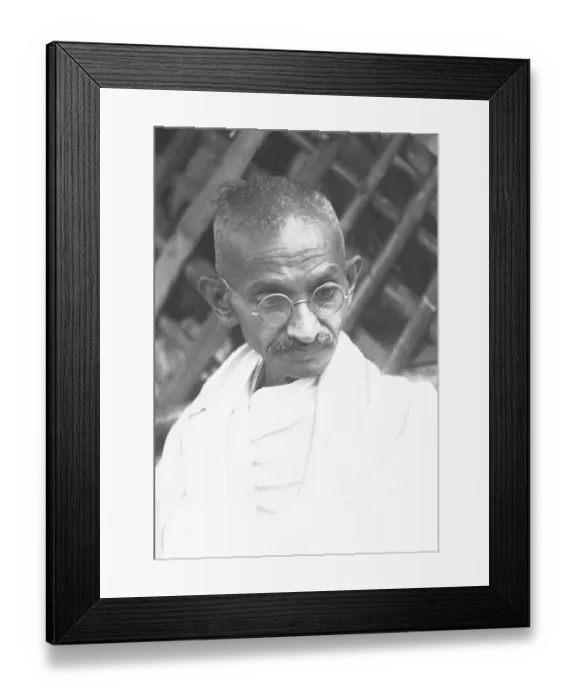 Framed Print : Mahatma Gandhi, 1928