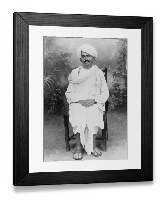 Framed Print : Mahatma Gandhi, 1915