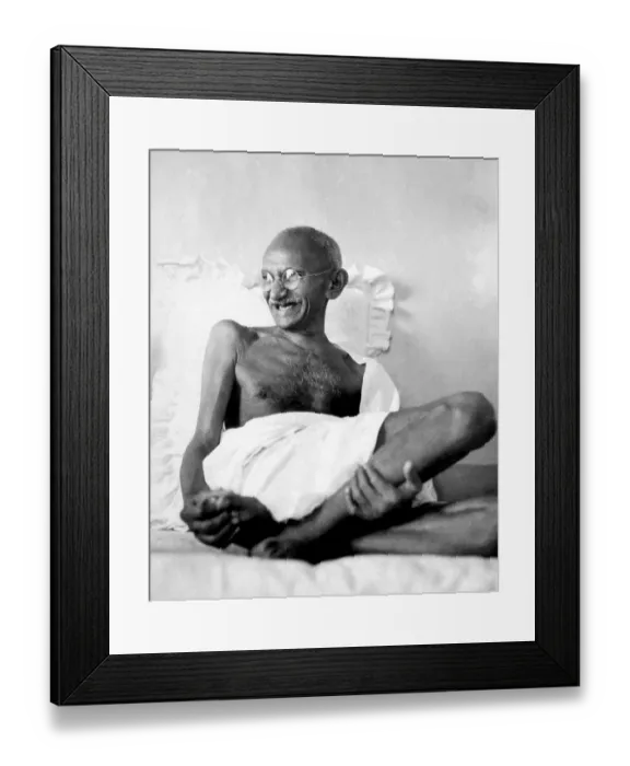 Framed Print : Freedom fighters mahatma gandhi, India, Asia