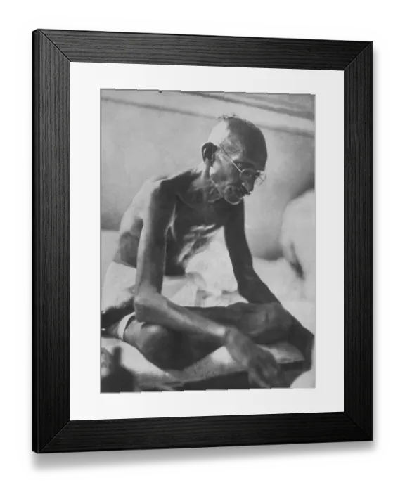 Framed Print : Freedom fighters mahatma gandhi, India, Asia