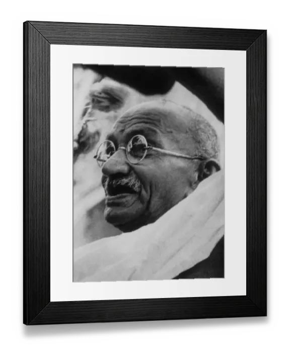 Framed Print : Freedom fighters mahatma gandhi, India, Asia