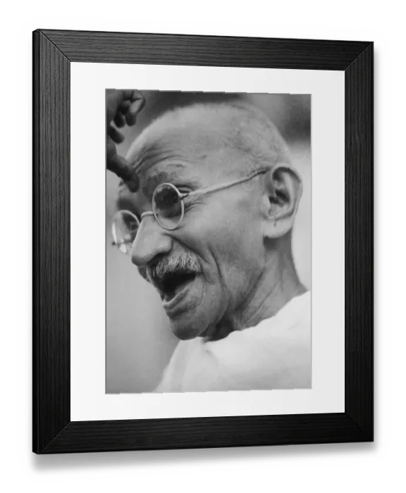 Framed Print : Freedom fighters mahatma gandhi, India, Asia