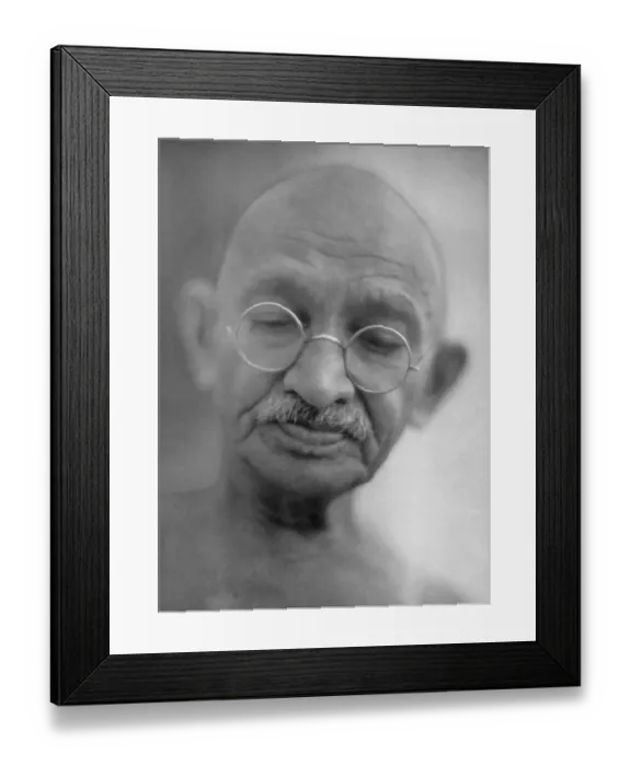 Framed Print : Freedom fighters mahatma gandhi, India, Asia
