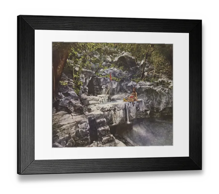 Framed Print : A Kathiawad devotee at the foot of the Girnar Hill early 1900's, Junagadh Saurashtra, Gujarat, India, Asia Framed Print : A Kathiawad devotee at the foot of the Girnar Hill early 1900's, Junagadh Saurashtra, Gujarat, India, Asia