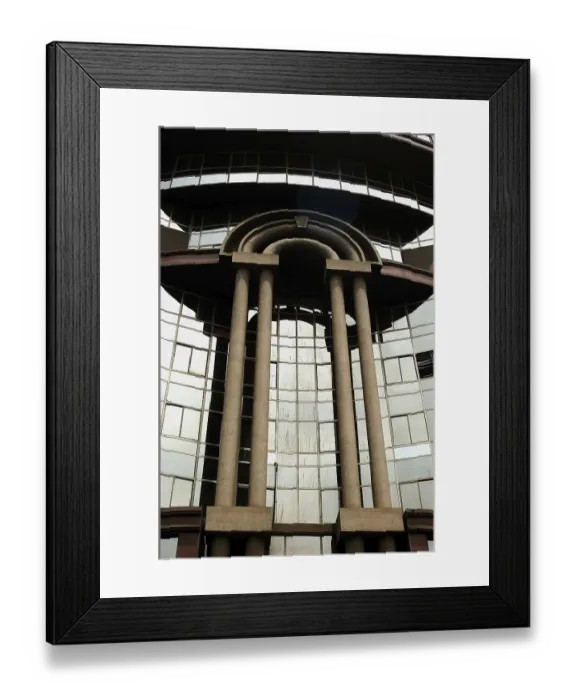 Framed Print : Du Parc Trinity building at Mahatma Gandhi Road at Bangalore, Karnataka, India, Asia