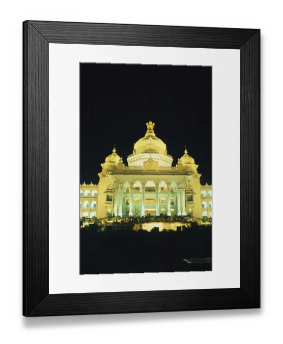 Framed Print : Vidhana Soudha built in 1956, Bangalore, Karnataka, India, Asia Framed Print : Vidhana Soudha built in 1956, Bangalore, Karnataka, India, Asia
